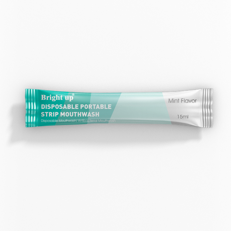Liquide sans alcool de collutoire de saveur en bon état avec la marque de distributeur du sac 10ml de sachet