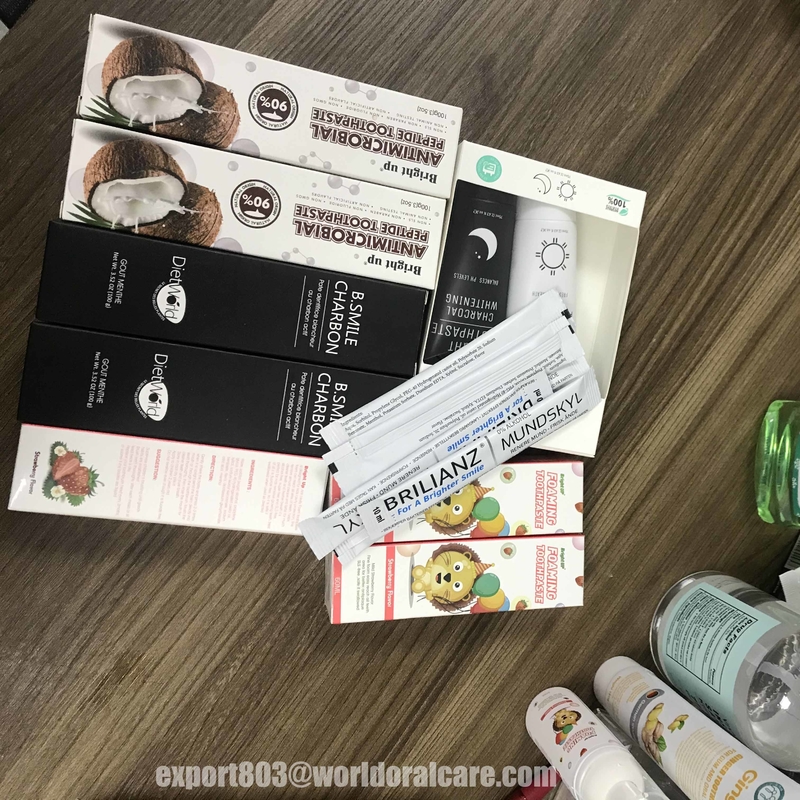 Marque privée de blanchiment adulte de pâte dentifrice originale libre de fluorure de Refeshens de la meilleure qualité