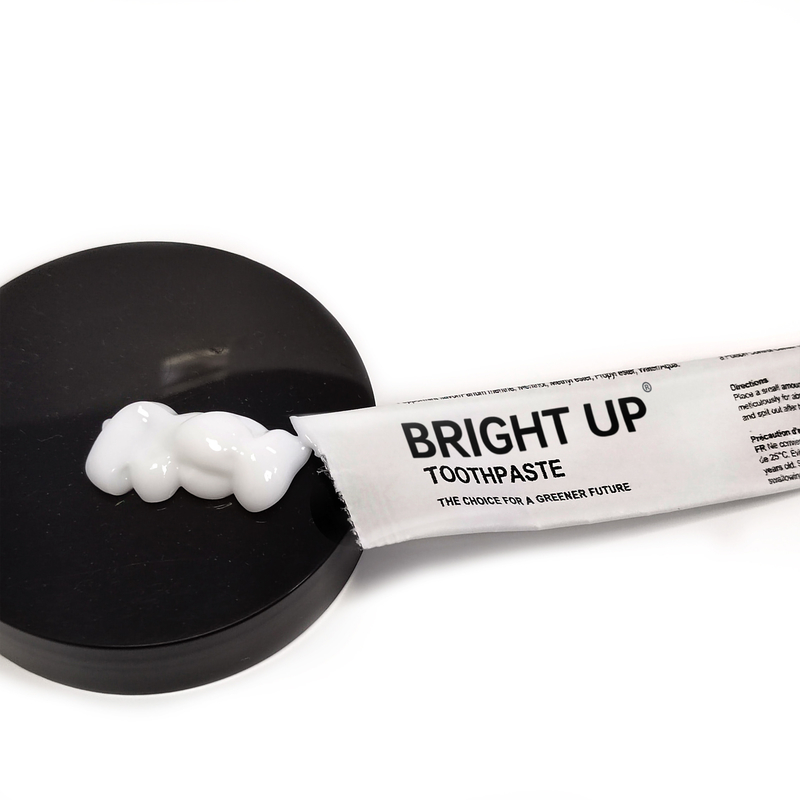 pâte dentifrice en bon état de petite taille de la saveur 6g deux fois un emballage de sac de papier de jour dégradable
