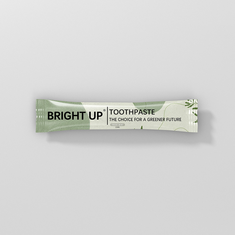 pâte dentifrice en bon état de petite taille de la saveur 6g deux fois un emballage de sac de papier de jour dégradable