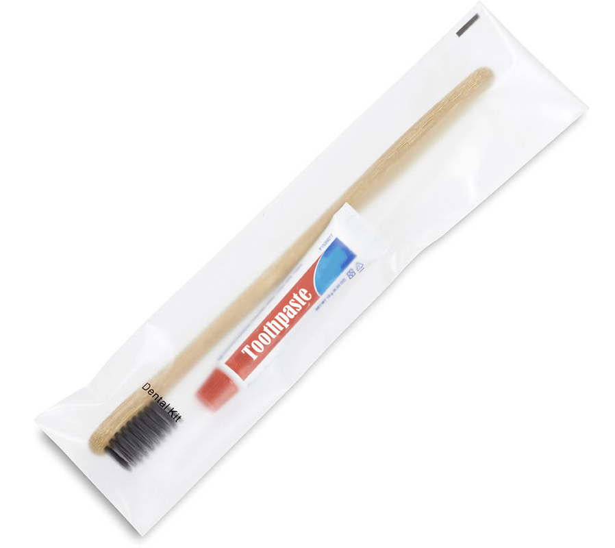 Fil dentaire 3g 6g de shampooing de collutoire de brosse à dents de Kit Small Size Toothpaste With de voyage de costume de soin personnel de vol