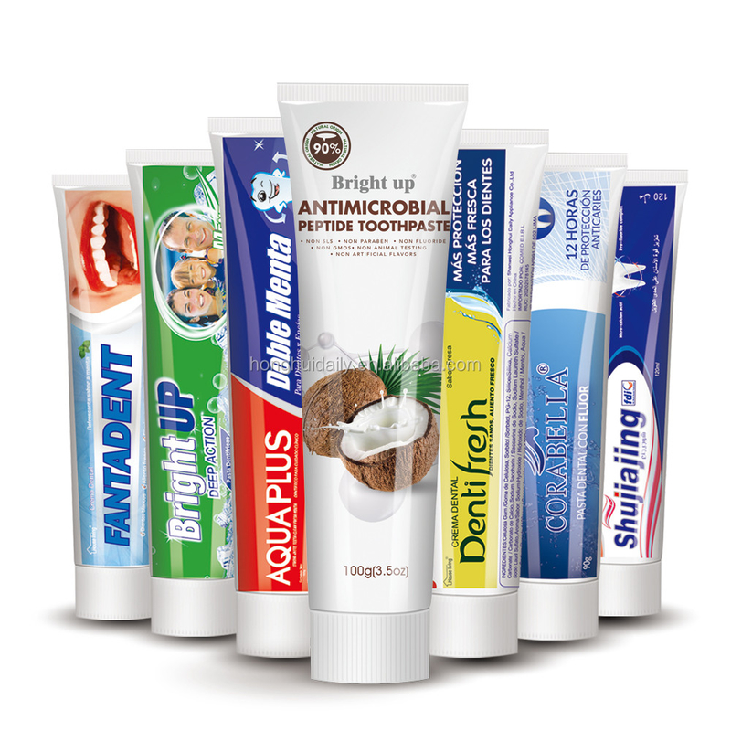 Dents organiques de SASO blanchissant des pâtes dentifrices Crystal Anti Cavity coloré