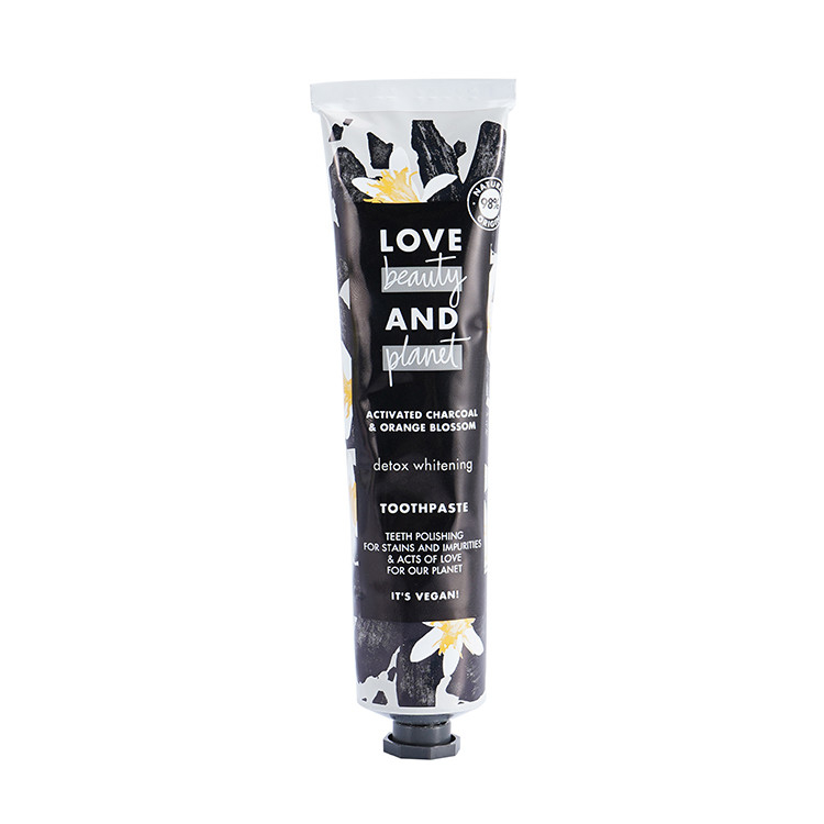 Dents en bambou naturelles de charbon de bois blanchissant la poudre dentifrice en bon état de saveur d'anti gel noir de cavités de pâte dentifrice