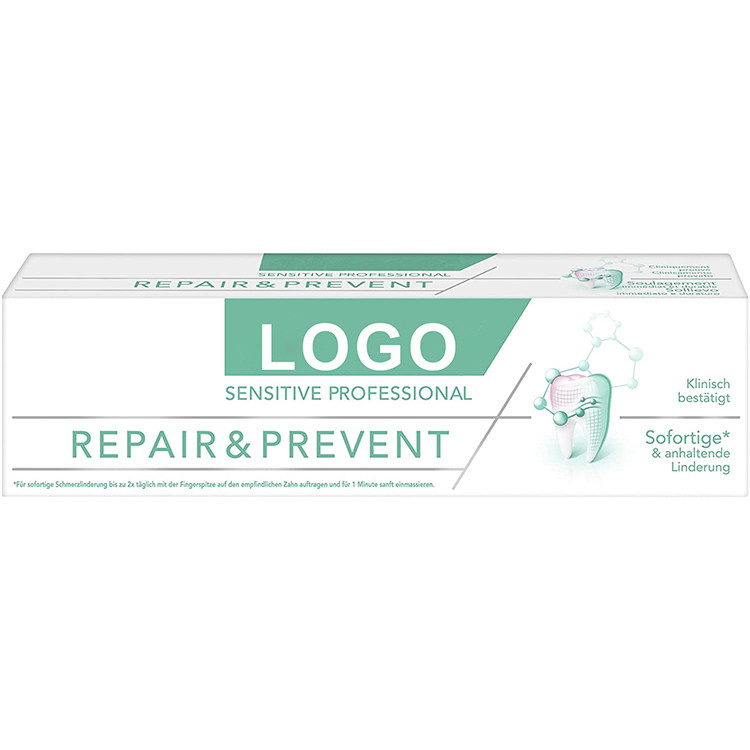 Dents de bicarbonate de soude blanchissant la pâte dentifrice en vrac d'hygiène buccale de pâte dentifrice sans fluorure