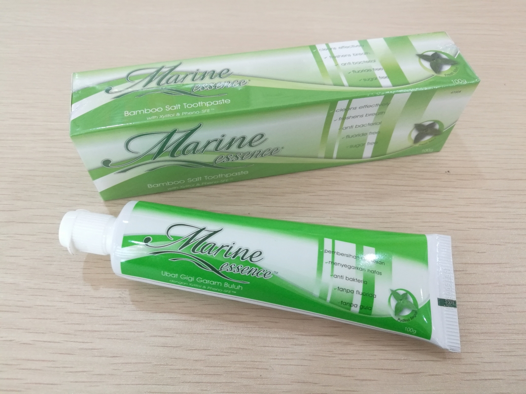 Fluorure de sodium en bambou de pâte dentifrice de sel d'hygiène buccale d'OEM durée de conservation de 3 ans