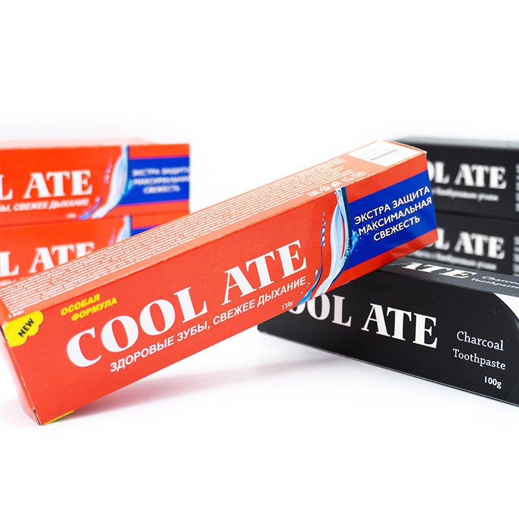Dents blanches de marque de distributeur de pâte dentifrice orale faite sur commande de soin blanchissant la pâte dentifrice fraîche de menthe de souffle