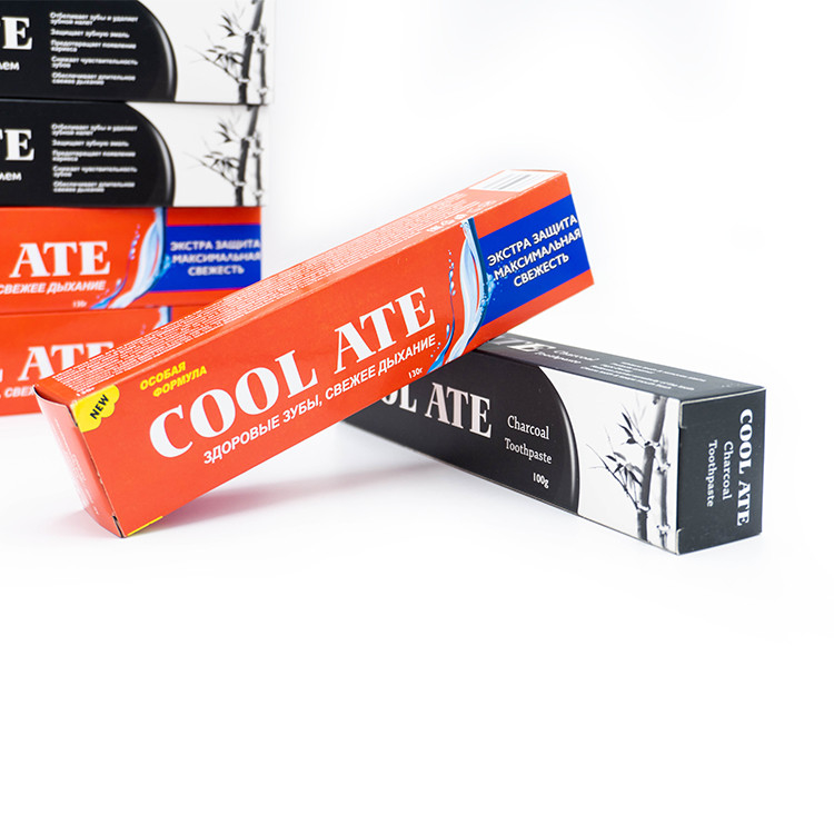 Dents blanches de marque de distributeur de pâte dentifrice orale faite sur commande de soin blanchissant la pâte dentifrice fraîche de menthe de souffle