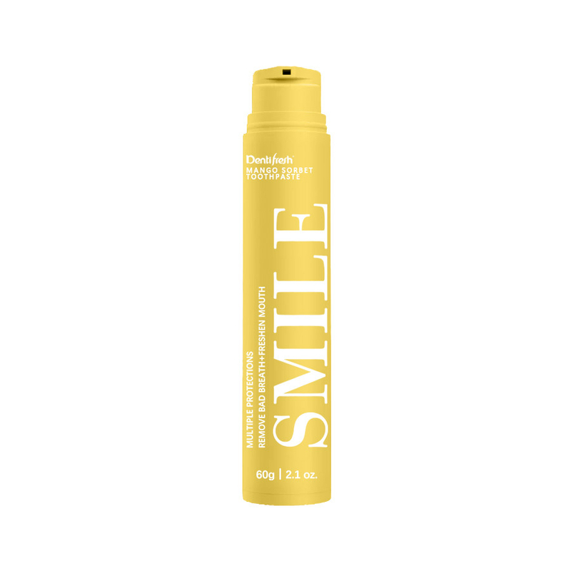 Paquet sensible naturel de pâte dentifrice de la pâte dentifrice 60g de taille de voyage de MSDS fruité