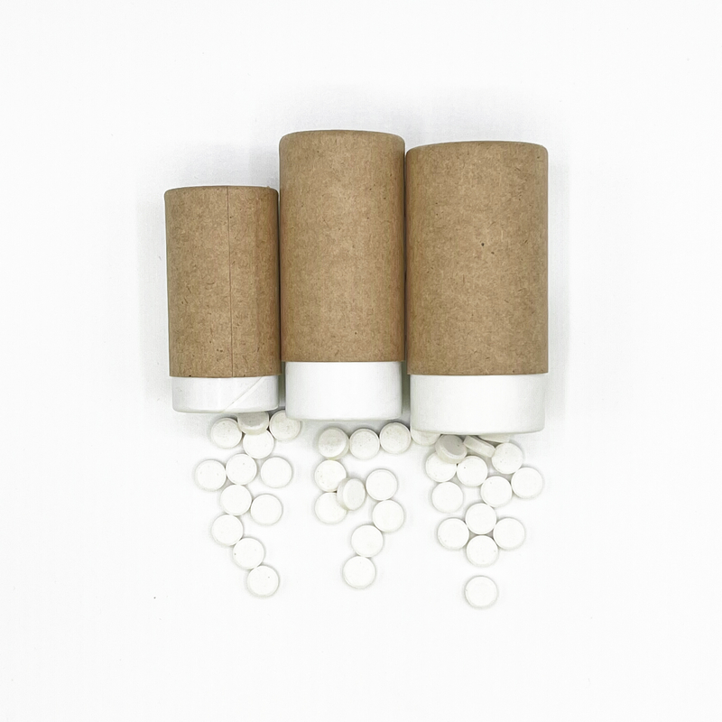 Collutoire de blanchiment naturel dentaire de dents de saveur de pâte dentifrice de solide en bon état de rebut zéro portatif de Tablettes