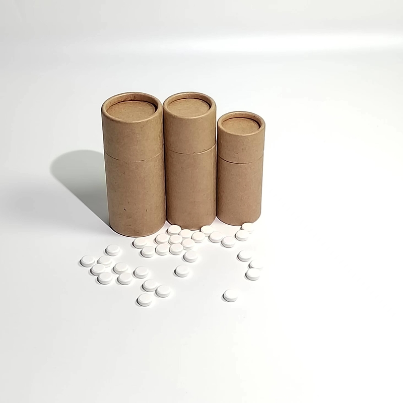 Collutoire de blanchiment naturel dentaire de dents de saveur de pâte dentifrice de solide en bon état de rebut zéro portatif de Tablettes
