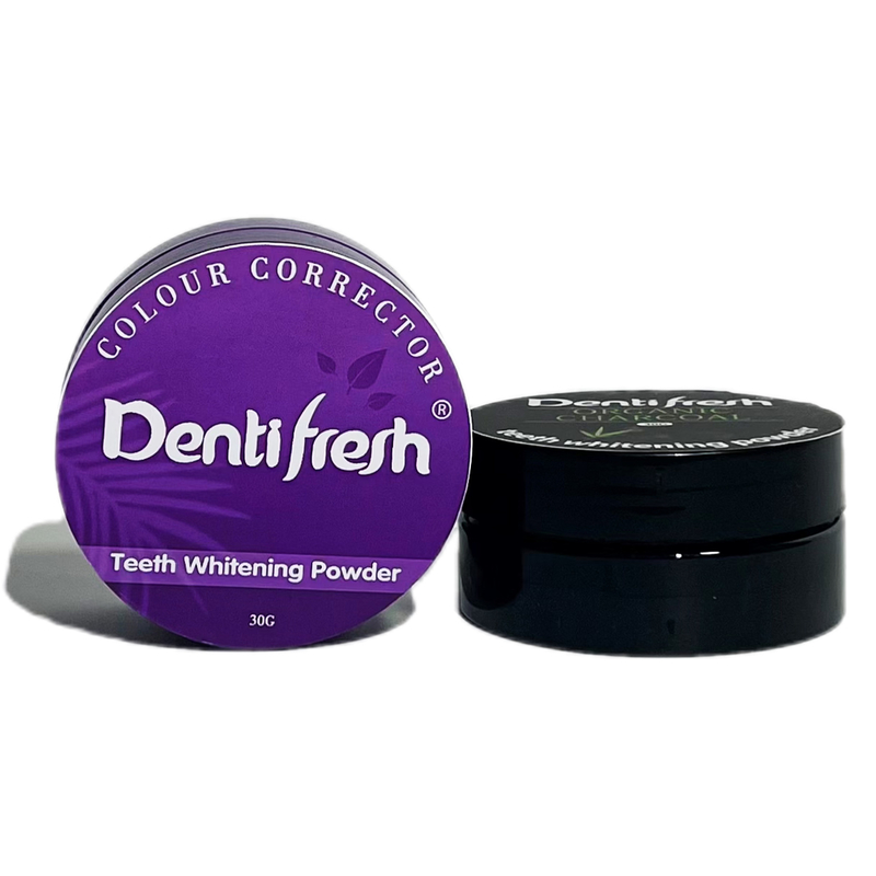 Corrigeur de la couleur instantanée des dentsTonateur dentaire violet fraisPoudeau de blanchiment des dents, 30G, menthe fraîche
