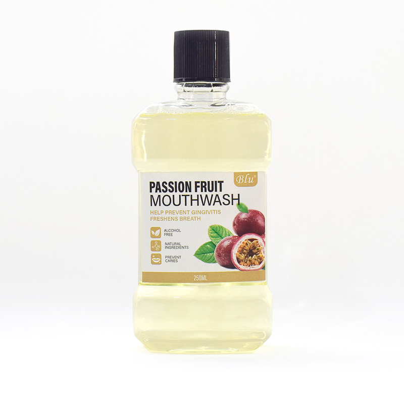 Non-alcoolique Organique Antibactérien Soins de la santé buccale Arôme de fruits 250 ml Rince-bouche Pour la santé des gencives