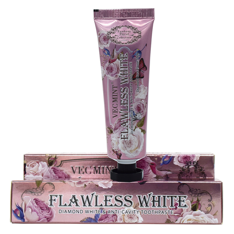 100 g de parfum floral rose de saveur blanchissant les dents nettoyage de base soins buccaux dentifrice rafraîchissant