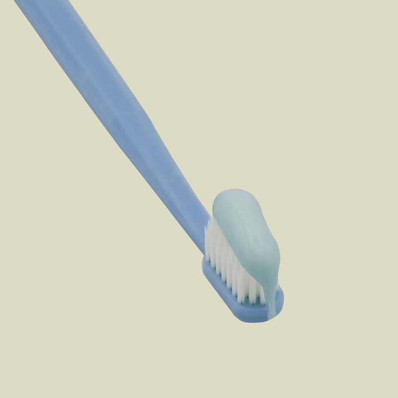 Pâtes à dents blanchissantes à l' arôme de fleurs avec sorbitol Silica 400g Carton en papier blanc