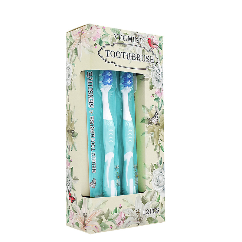 Prix d'usine brosse à dents de haute qualité élimine les bactéries soins buccaux blancs profonds avec du dentifrice