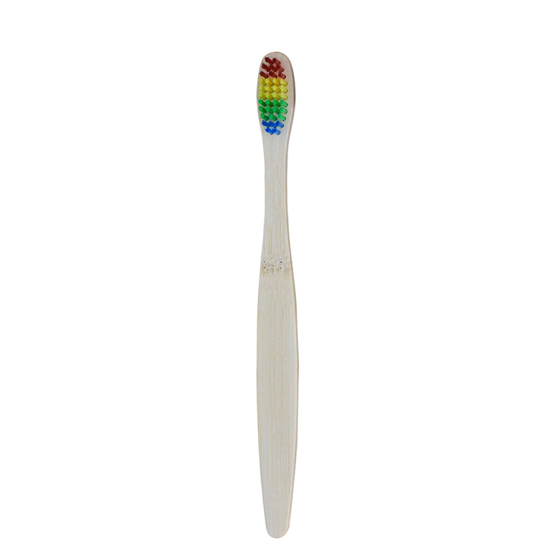 Personnalisé en gros écologique naturel biodégradable couleur douce Hôtel brosse à dents en bambou avec emballage