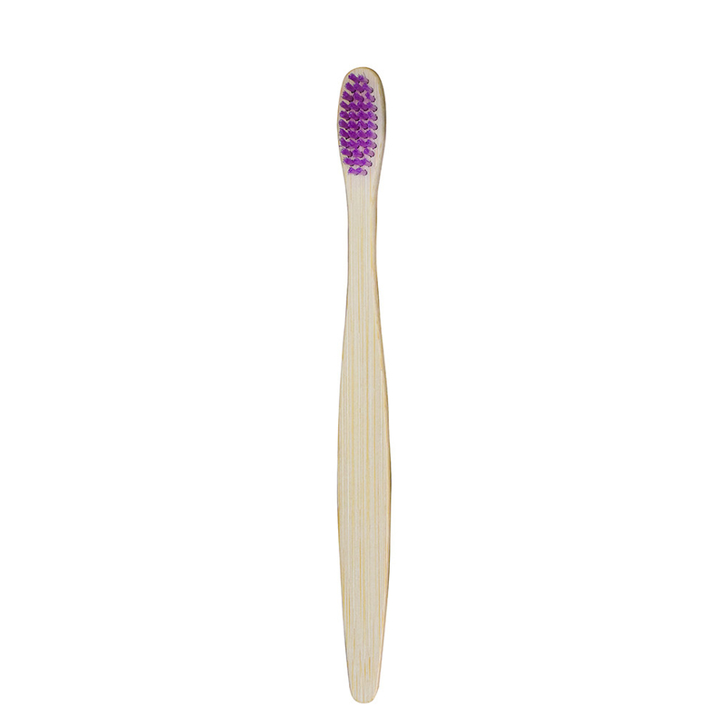 Personnalisé en gros écologique naturel biodégradable couleur douce Hôtel brosse à dents en bambou avec emballage