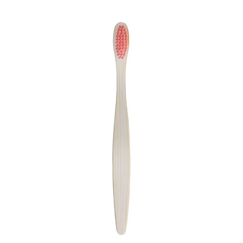 Personnalisé en gros écologique naturel biodégradable couleur douce Hôtel brosse à dents en bambou avec emballage