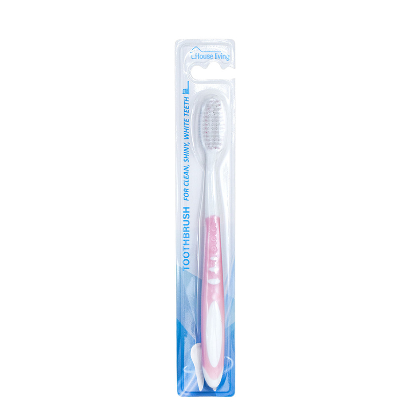 Vente en gros personnalisée pour adultes Voyage à domicile Hôtel en plastique brosse à dents douce à usage domestique en carton à ampoules