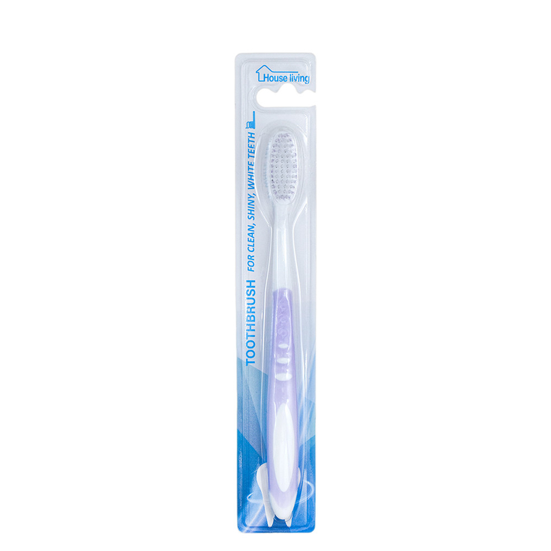 Vente en gros personnalisée pour adultes Voyage à domicile Hôtel en plastique brosse à dents douce à usage domestique en carton à ampoules