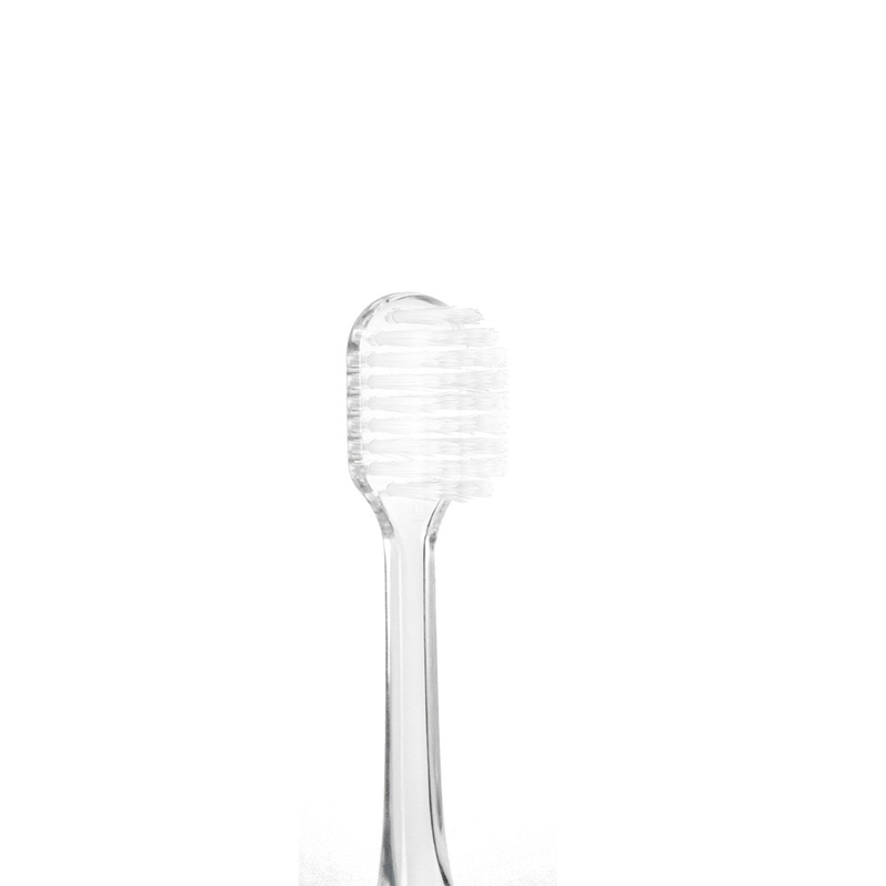 Vente directe d'usine bas prix de haute qualité cristalline transparente colorée brosse à dents pour adultes brosse à dents douce personnalisée