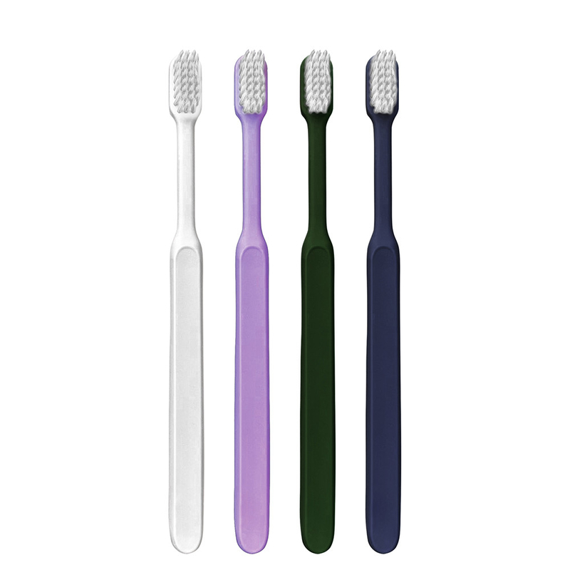 Brosses à dents en plastique manuelle à poils doux pour adultes