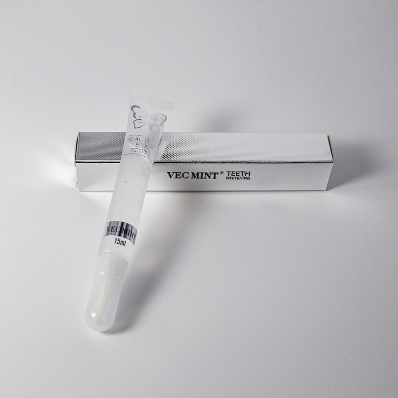Concentration personnalisée Blanchisseur de dents de marque privée 15% Gél de peroxyde de carbamide Blanc sourire Gel de blanchiment des dents