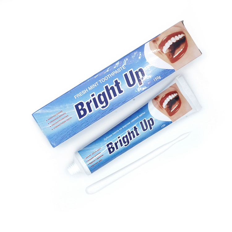 Fabrication à l'usine 150g saveur de menthe respiration fraîche dentifrice blanchissant les dents dentifrice
