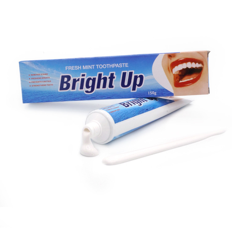 Fabrication à l'usine 150g saveur de menthe respiration fraîche dentifrice blanchissant les dents dentifrice