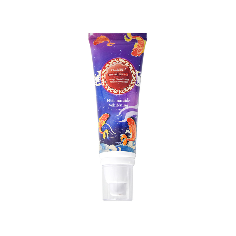 VECMINT HERBAL ESSENCE Niacinamide pâte à dents blanchissante 100g pour des dents saines Vente à chaud en usine livraison directe