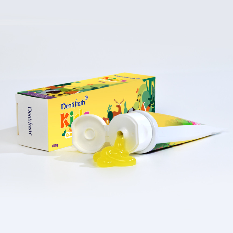 DENTIFRESH 60g de dentifrice à saveur d'orangePaste à saveur d'orangePaste à odeur d'orangePaste à dent pour enfantsPaste à dent mini-capacité