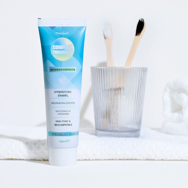 DENTIFRESH 100g de dentifrice à l'hydroxyapatite, à la menthe, au goût de menthe, pour adultes, dentifrice au logo personnalisé
