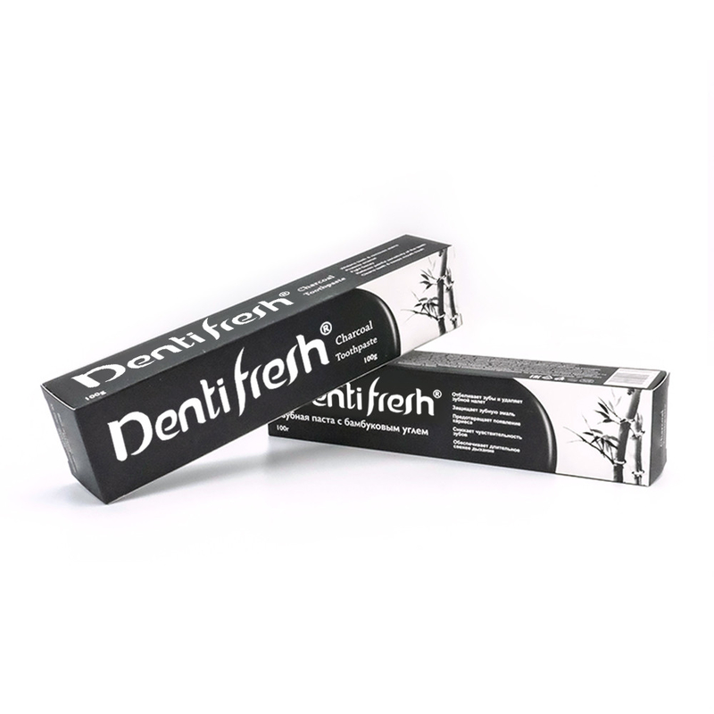 COOL ATE dentifrice - blanchit les dents et rafraîchit l'haleine avec du charbon de bambou 100g formule de nettoyage pour la santé buccale