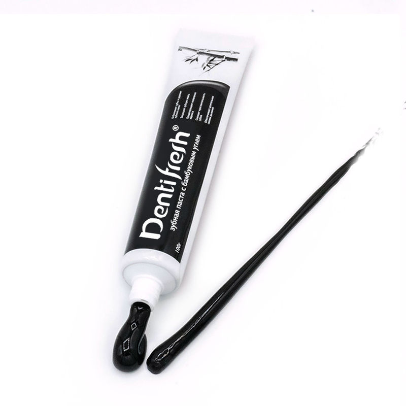COOL ATE dentifrice - blanchit les dents et rafraîchit l'haleine avec du charbon de bambou 100g formule de nettoyage pour la santé buccale