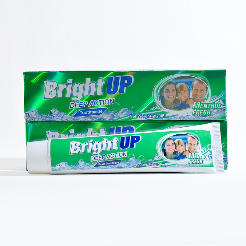 Lumière haute action menthol dentifrice fraîche 120 ml - Une sensation de refroidissement instantané