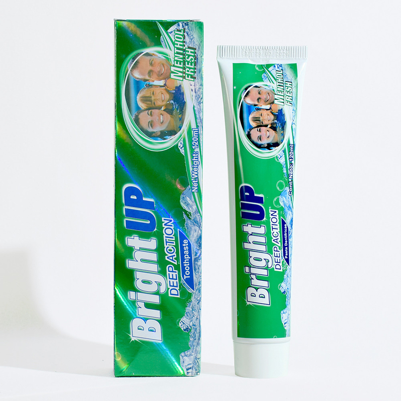 Lumière haute action menthol dentifrice fraîche 120 ml - Une sensation de refroidissement instantané