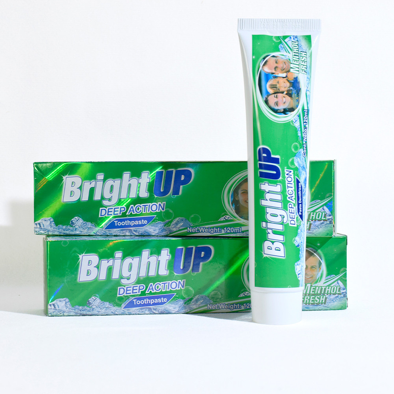 Lumière haute action menthol dentifrice fraîche 120 ml - Une sensation de refroidissement instantané