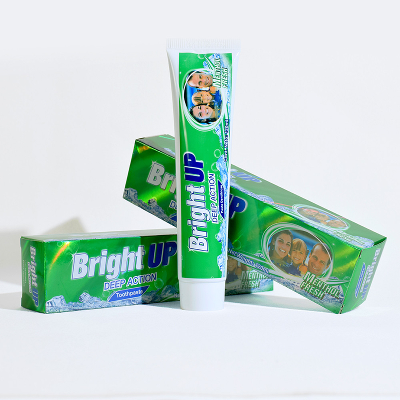 Lumière haute action menthol dentifrice fraîche 120 ml - Une sensation de refroidissement instantané