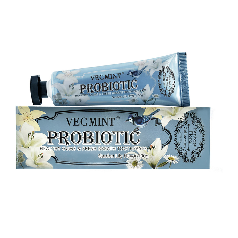 VECMINT Lily dentifrice 100g dentifrice pour les dents saines collection florale fantaisie vente à chaud livraison directe d'usine