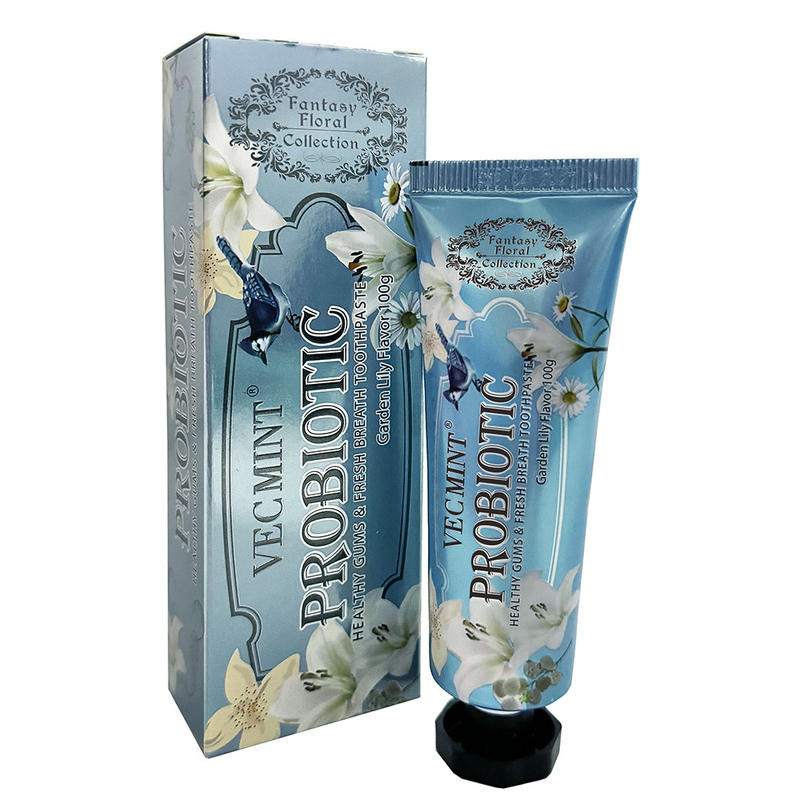 VECMINT Lily dentifrice 100g dentifrice pour les dents saines collection florale fantaisie vente à chaud livraison directe d'usine