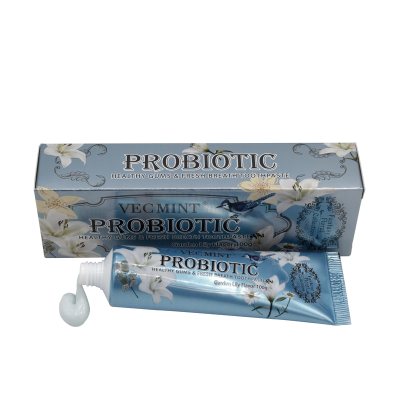 VECMINT Lily dentifrice 100g dentifrice pour les dents saines collection florale fantaisie vente à chaud livraison directe d'usine