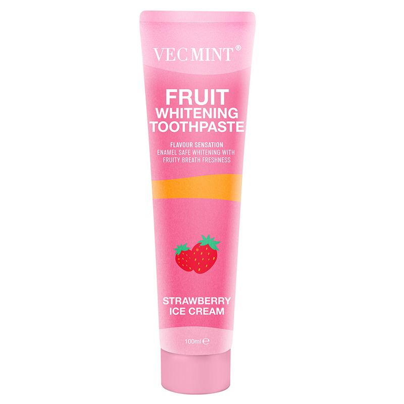 Vecmint 100ml Fruit blanchiment de la collection de dentifrice, y compris la pastèque à l'eau Probiotiques Le citron bicarbonate de soude & plus sourire plus lumineux