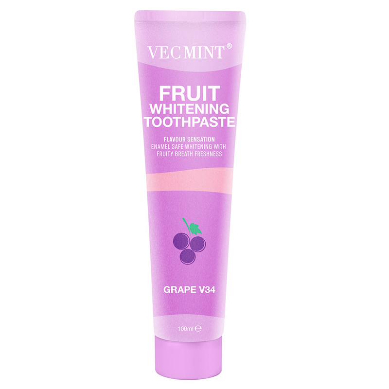 Vecmint 100ml Fruit blanchiment de la collection de dentifrice, y compris la pastèque à l'eau Probiotiques Le citron bicarbonate de soude & plus sourire plus lumineux