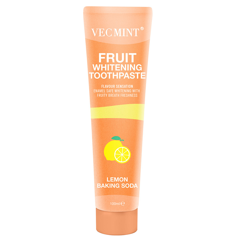 Vecmint 100ml Fruit blanchiment de la collection de dentifrice, y compris la pastèque à l'eau Probiotiques Le citron bicarbonate de soude & plus sourire plus lumineux