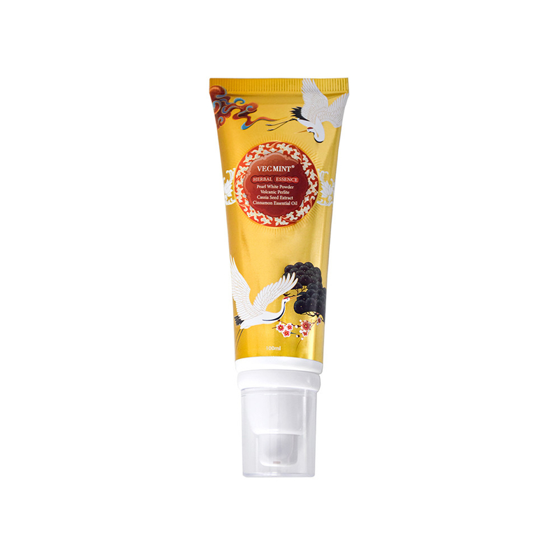 VECMINT dentifrice 100 ml - Perle - Formule blanchissante par infusion à base d'extraits de racine de coptis et de camélia sinensis