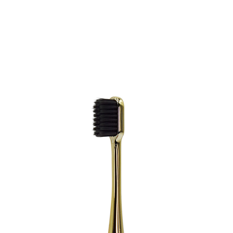 VECMINT Champagne or Brosse à dents adulte haut de gamme: un design exquis pour une hygiène buccale supérieure, parfaite pour un usage quotidien