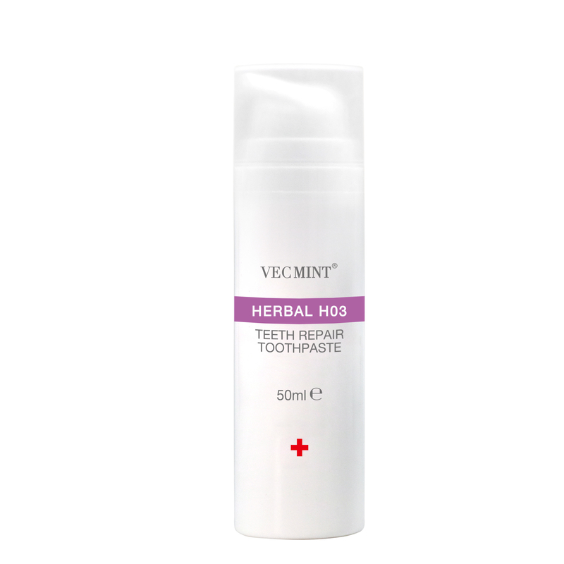 Herbal H01 dentifrice blanchissant les dents avec phytate de sodium et huile essentielle de citronnelle pour un élimination efficace des taches exogènes