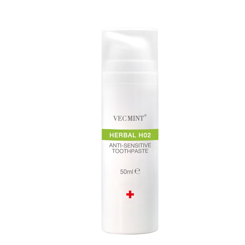 Herbal H01 dentifrice blanchissant les dents avec phytate de sodium et huile essentielle de citronnelle pour un élimination efficace des taches exogènes