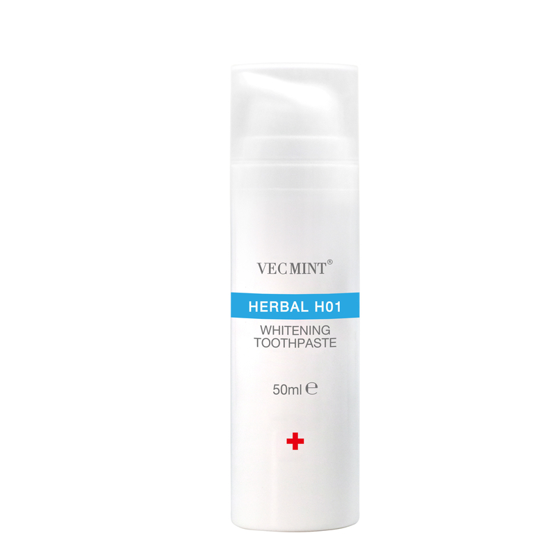 Herbal H01 dentifrice blanchissant les dents avec phytate de sodium et huile essentielle de citronnelle pour un élimination efficace des taches exogènes