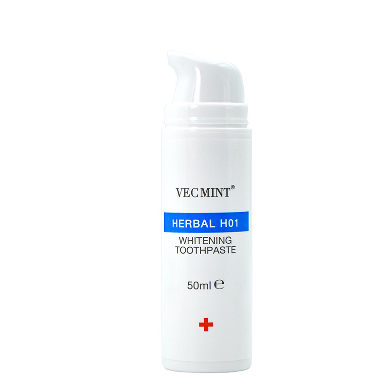 VECMINT Herbal H02 Anti - dentifrice sensible - 50 ml, formule apaisante pour les dents sensibles